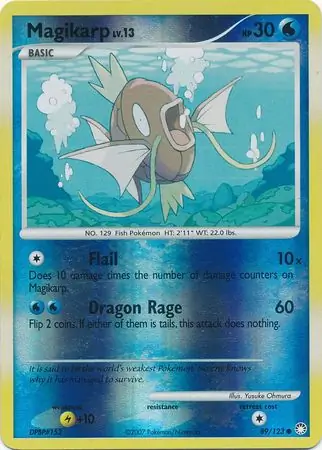 Magikarp [Reverse Holo] #89 from Mysterious Treasures Pokémon card set