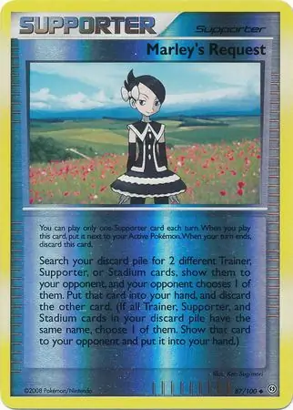Marley's Request [Reverse Holo] #87 Pokémon Card from Pokemon Stormfront Set 