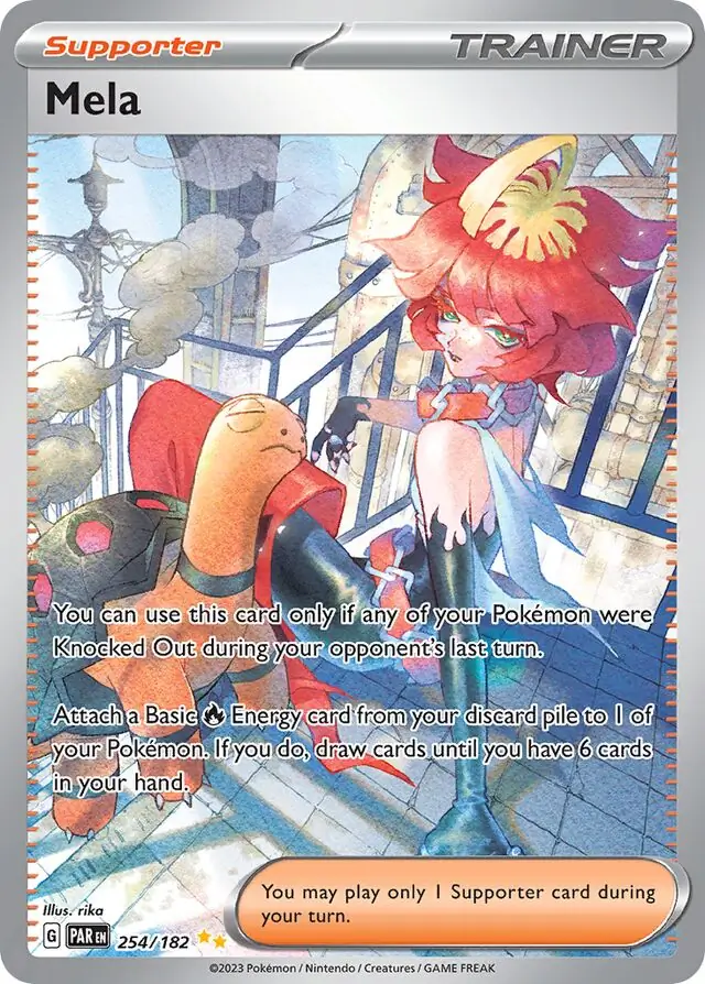 Mela #254 from Paradox Rift Pokémon card set