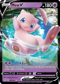 Mew V [Jumbo] #69 from Darkness Ablaze Pokémon card set