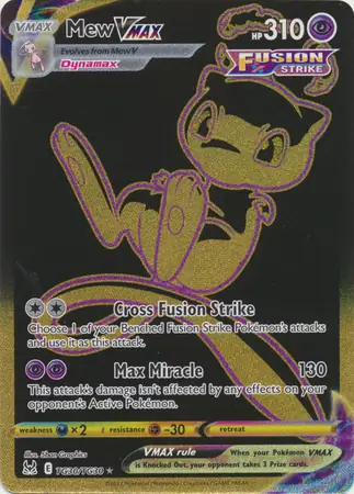 Mew VMAX #TG30 from Lost Origin Pokémon card set