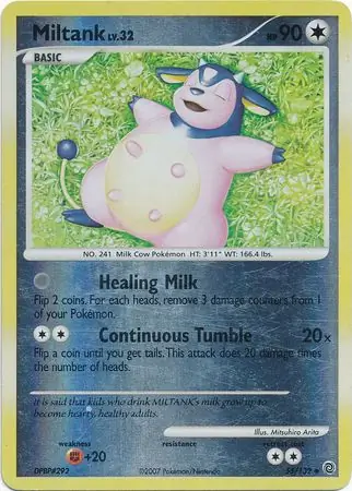 Miltank [Reverse Holo] #55 from Secret Wonders Pokémon card set