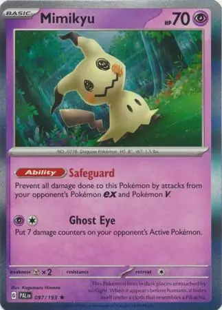 Mimikyu [Holo] #97 from Trick Or Trade 2023 Pokémon card set