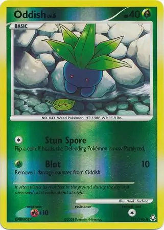 Oddish [Reverse Holo] #111 from Legends Awakened Pokémon card set