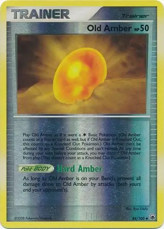 Old Amber [Reverse Holo] #84 from Majestic Dawn Pokémon card set