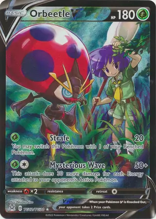 Orbeetle V #TG12 from Lost Origin Pokémon card set