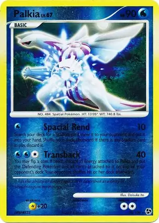 Palkia [Reverse Holo] #26 from Great Encounters Pokémon card set