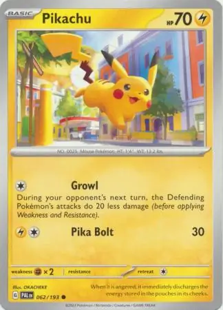 Pikachu [Holo] #62 from Trick Or Trade 2023 Pokémon card set