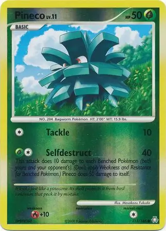 Pineco [Reverse Holo] #113 Pokémon Card from Pokemon Legends Awakened Set 