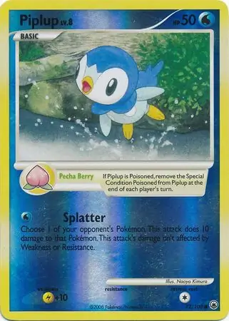 Piplup [Reverse Holo] #72 from Majestic Dawn Pokémon card set