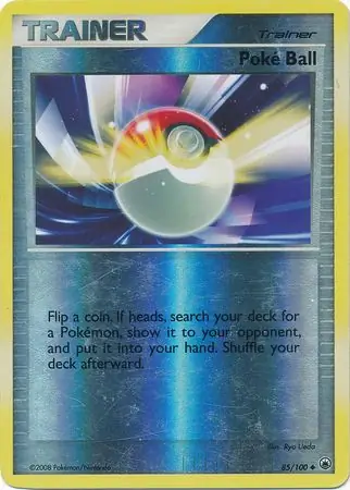 Poke Ball [Reverse Holo] #85 Pokémon Card from Pokemon Majestic Dawn Set 