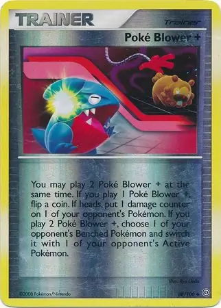 Poke Blower + [Reverse Holo] #88 Pokémon Card from Pokemon Stormfront Set 