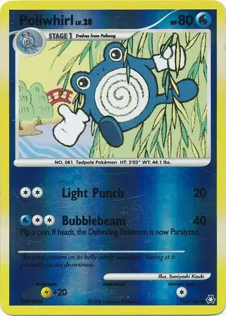 Poliwhirl [Reverse Holo] #115 Pokémon Card from Pokemon Legends Awakened Set 