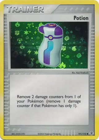 Potion [Reverse Holo] #101 from Delta Species Pokémon card set