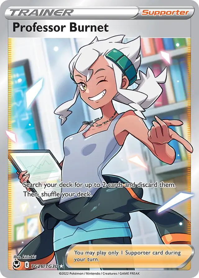 Professor Burnet #TG26 Pokémon Card from Pokemon Japanese Paradigm Trigger Set