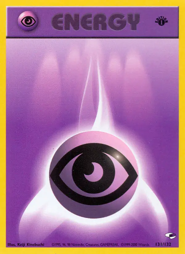 Psychic Energy #131 Pokémon Card from Pokemon Gym Heroes Set
