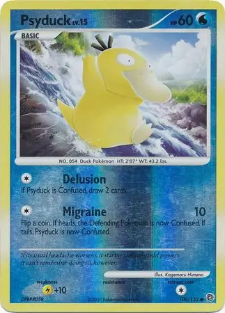 Psyduck [Reverse Holo] #100 from Secret Wonders Pokémon card set
