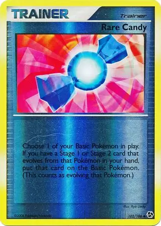 Rare Candy [Reverse Holo] #102 from Great Encounters Pokémon card set
