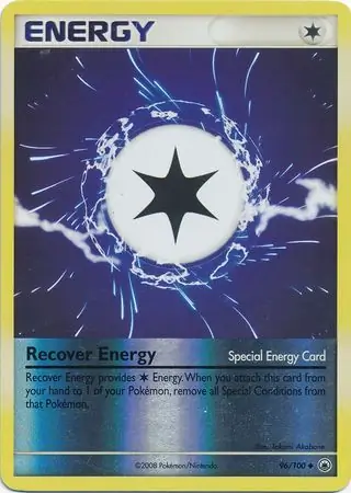 Recover Energy [Reverse Holo] #96 Pokémon Card from Pokemon Majestic Dawn Set 