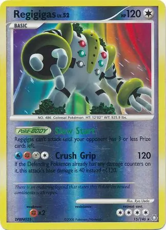 Regigigas [Reverse Holo] #15 Pokémon Card from Pokemon Legends Awakened Set 