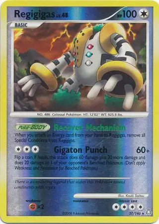 Regigigas [Reverse Holo] #37 Pokémon Card from Pokemon Legends Awakened Set 