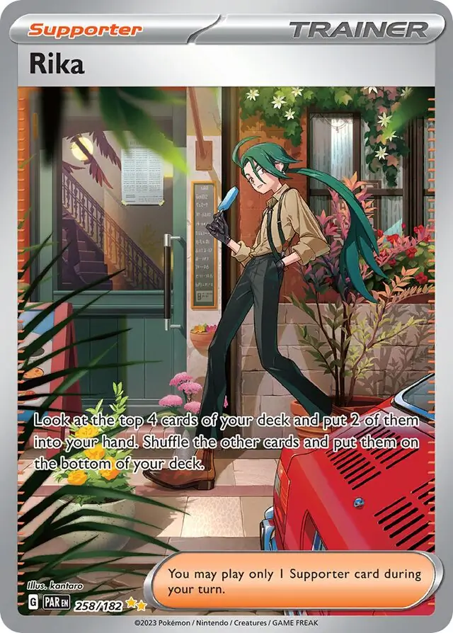 Rika #258 from Paradox Rift Pokémon card set