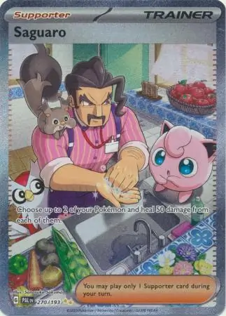 Saguaro #270 Pokémon Card from Pokemon Paldea Evolved Set