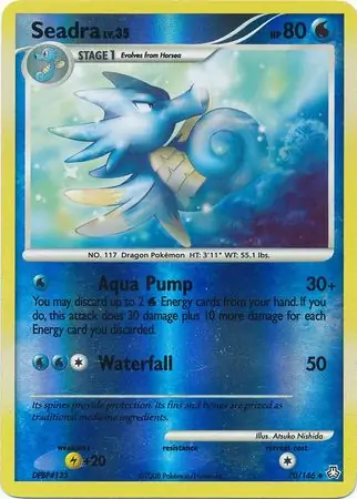 Seadra [Reverse Holo] #70 Pokémon Card from Pokemon Legends Awakened Set 