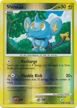 Shinx [Reverse Holo] #118 from Legends Awakened Pokémon card set