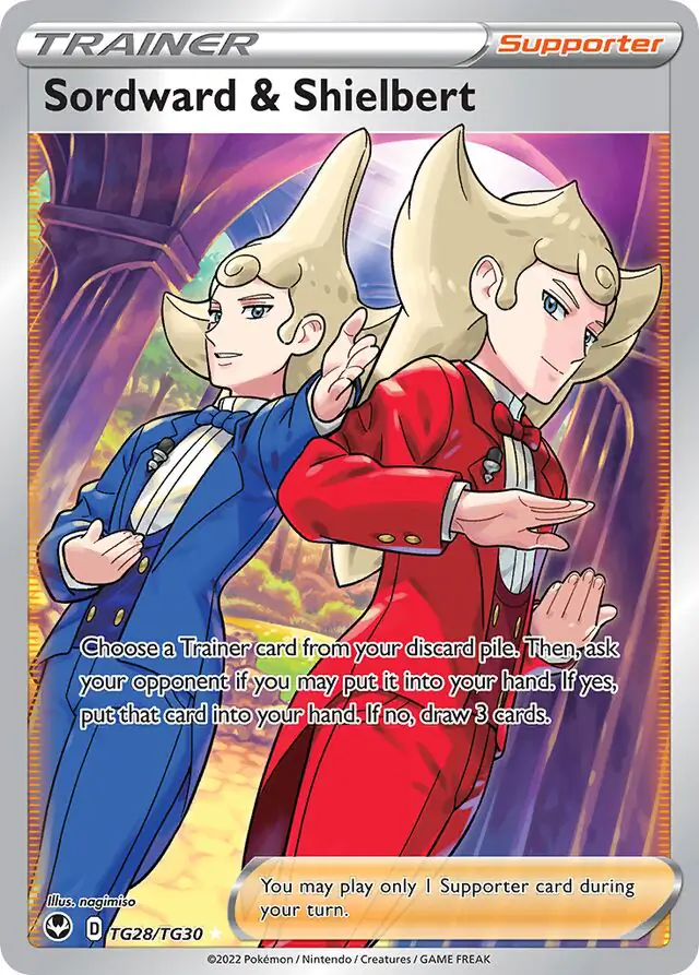 Sordward & Shielbert #TG28 Pokémon Card from Pokemon Japanese Paradigm Trigger Set
