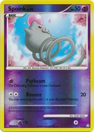 Spoink [Reverse Holo] #121 Pokémon Card from Pokemon Legends Awakened Set 
