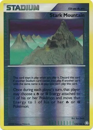Stark Mountain [Reverse Holo] #135 Pokémon Card from Pokemon Legends Awakened Set 