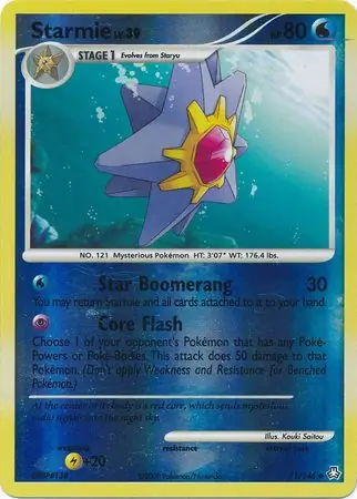 Starmie [Reverse Holo] #71 Pokémon Card from Pokemon Legends Awakened Set 