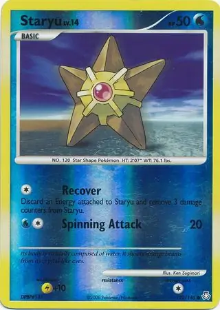Staryu [Reverse Holo] #122 from Legends Awakened Pokémon card set