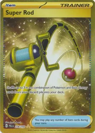 Super Rod #276 Pokémon Card from Pokemon Paldea Evolved Set
