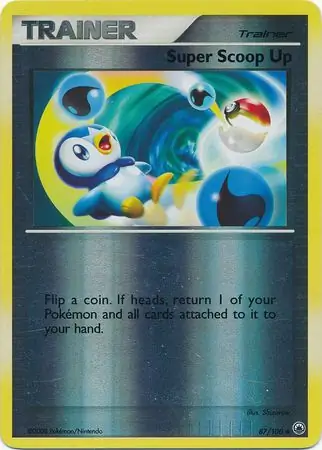 Super Scoop Up [Reverse Holo] #87 Pokémon Card from Pokemon Majestic Dawn Set 