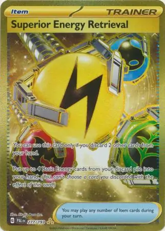 Superior Energy Retrieval #277 from Paldea Evolved Pokémon card set