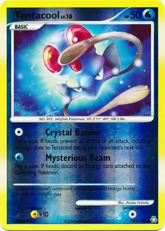 Tentacool [Reverse Holo] #125 from Legends Awakened Pokémon card set