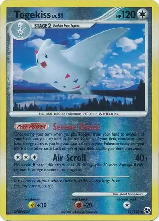 Togekiss [Reverse Holo] #11 from Great Encounters Pokémon card set