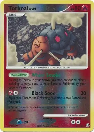 Torkoal [Reverse Holo] #41 Pokémon Card from Pokemon Legends Awakened Set 