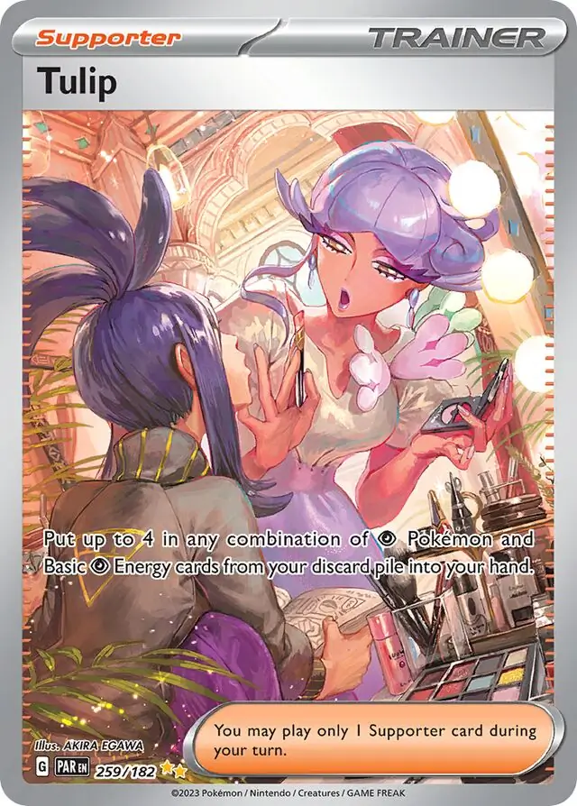 Tulip #259 from Paradox Rift Pokémon card set