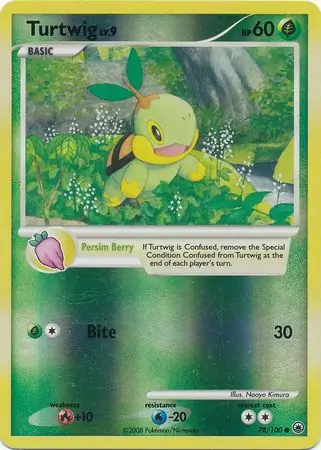 Turtwig [Reverse Holo] #78 from Majestic Dawn Pokémon card set