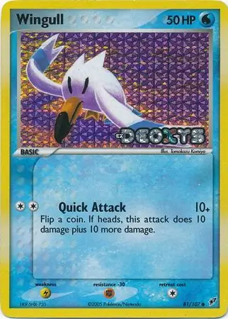 Wingull [Reverse Holo] #81 Pokémon Card from Pokemon Arceus Set 